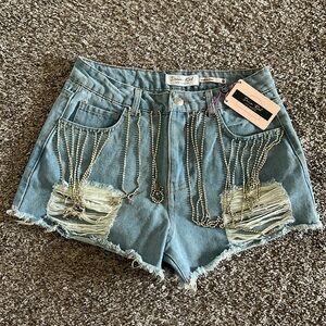 BRAND NEW Denim Blvd LA High Waisted Shorts
